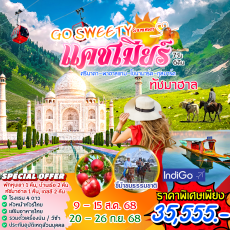 FT 20256E : Summer Go Sweety แคชเมียร์ 7 วัน 6 คืน