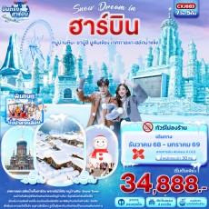 IT CXJ883 : Snow Dream in ฮาร์บิน หมู่บ้านหิมะ 7 วัน 5 คืน