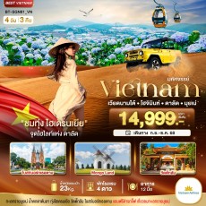 BT-SGN61_VN : เวียดนามใต้ โฮจิมินห์ ดาลัด มุยเน่ 4D3N