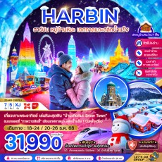 ZGHRB-2507XJ: ฮาร์บิน หมู่บ้านหิมะ เทศกาลแกะสลักน้ำแข็ง