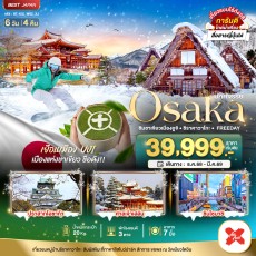 BT-KIX_W02_XJ:OSAKA ชิมชาเขียวเมืองอูจิ ชิราคาวาโกะ FREEDAY