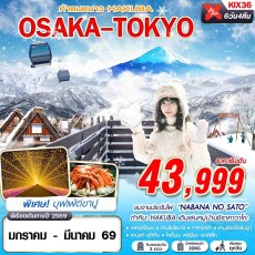 KIX36 :OSAKA-TOKYO ท้าลมหนาว HAKUBA (เที่ยวเต็ม)