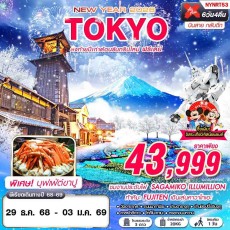 NYNRT53:TOKYO ส่งท้ายปีเก่าต้อนรับทริปใหม่ (บินสาย) 6D4N